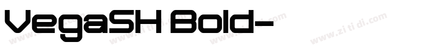 VegaSH Bold字体转换